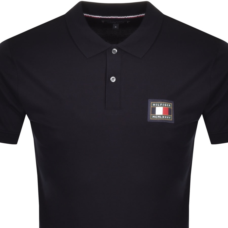 Alternative Image for ProductTommy Hilfiger Icon Badge Polo T Shirt Navy2
